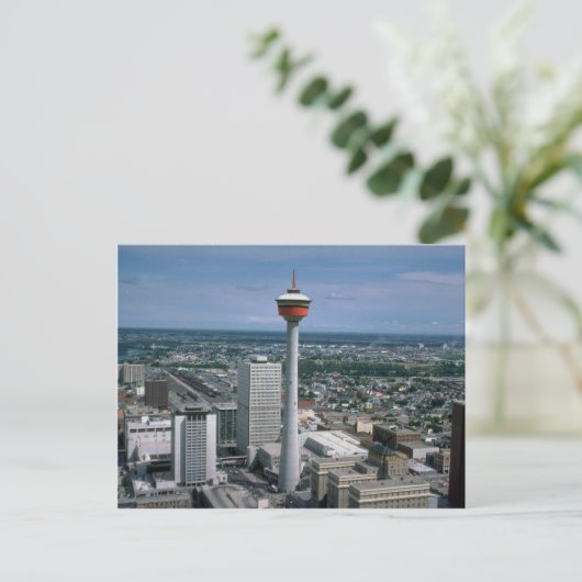 Calgary Tower, Alberta, Canada Briefkaart (Staand voorkant)