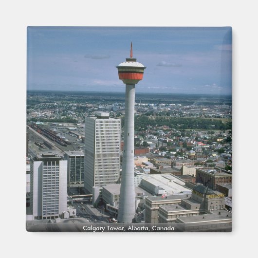 Calgary Tower, Alberta, Canada Magneet (Voorkant)
