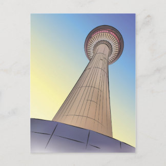 Calgary Tower Illustration Briefkaart