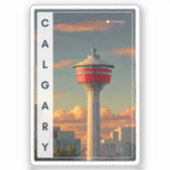 Calgary Tower Sticker Souvenir (Voorkant)