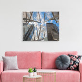 Calgary Tree Sculptures Canvas Afdruk (Insitu (Woonkamer))