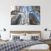 Calgary Tree Sculptures Canvas Afdruk (Insitu (Slaapkamer))