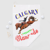 Calgary Yeehaw Stampede Golfhanddoek (Insitu)