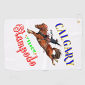 Calgary Yeehaw Stampede Golfhanddoek (Horizontaal)