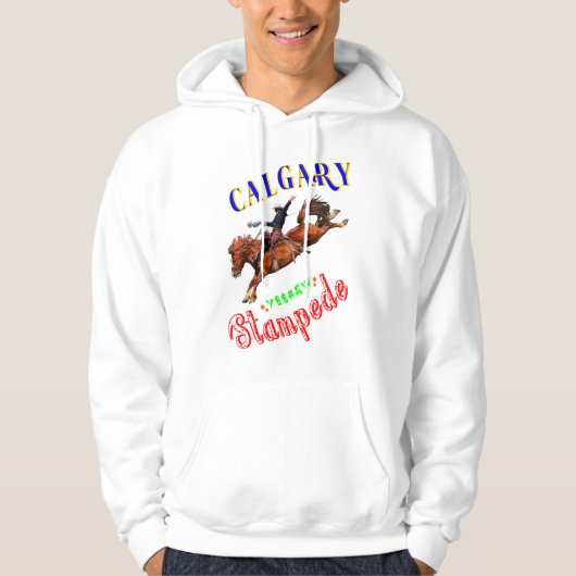 Calgary Yeehaw Stampede Hoodie (Voorkant)