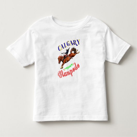 Calgary Yeehaw Stampede Kinder Shirts (Voorkant)