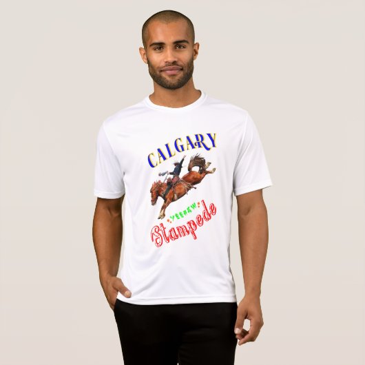 Calgary Yeehaw Stampede T-shirt (Voorkant volledig)