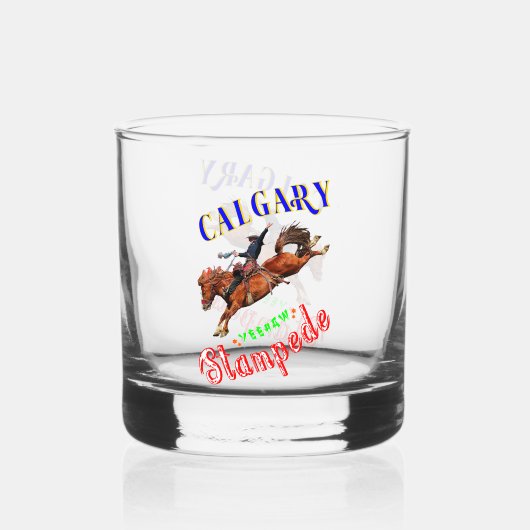 Calgary Yeehaw Stampede Whisky Glas (Voorkant)
