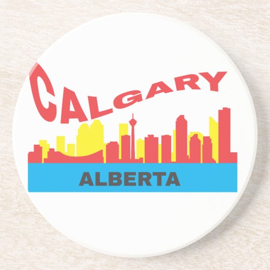 Calgary Zandsteen Onderzetter (Voorkant)