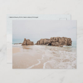 Calheta Beach, Porto Santo island Briefkaart