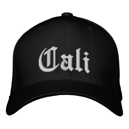 Cali Baseballpet Geborduurde Pet (Voorkant)