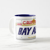 Cali-Borden Tweekleurige Koffiemok (Voorkant links)