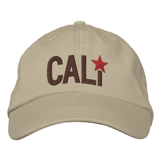 Cali California Republic STAR Embroidery Pet (Voorkant)