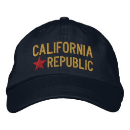 Cali California Republic STAR Embroidery Pet