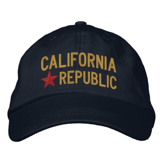 Cali California Republic STAR Embroidery Pet (Voorkant)