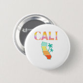 Cali California Ronde Button 5,7 Cm (Voorkant /achterkant)