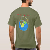 Cali Casual Workout- en dag T-shirt (Achterkant)