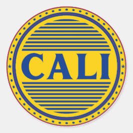 Cali City Pride Embleem – Colombiaanse identiteit Ronde Sticker