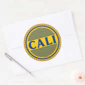 Cali City Pride Embleem – Colombiaanse identiteit Ronde Sticker (Envelop)