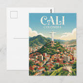 Cali Colombia Briefkaart (Voorkant / Achterkant)
