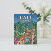 Cali Colombia Briefkaart (Staand voorkant)