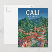 Cali Colombia Briefkaart (Voorkant / Achterkant)