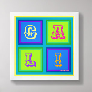 Cali Colombia modern kleurrijk wall art Poster
