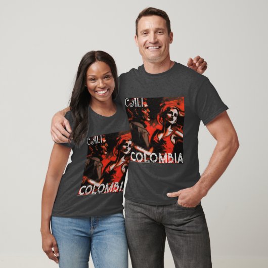 Cali Colombia Passionate Over Salsa Dancing T-shirt (Unisex)