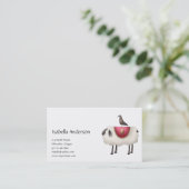 Cali Crows ・ Crow & Sheep Visitekaartje (Staand voorkant)