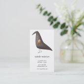 Cali Crows ・ Crow & Star Visitekaartje (Staand voorkant)