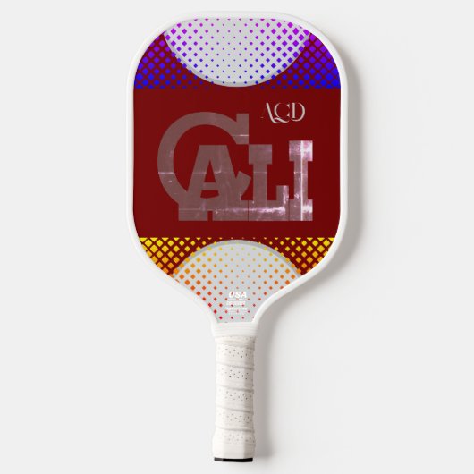 CALI DESIGN ACD Pickleball Paddle (Achterkant)