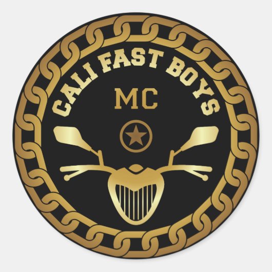Cali Fast Boys Sticker (Voorkant)