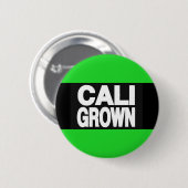 Cali Grown 2 Green Ronde Button 5,7 Cm (Voorkant /achterkant)
