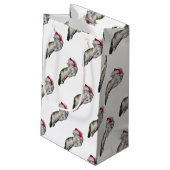 Cali, het Kat met kerstsnoepriet Klein Cadeauzakje (Achterkant Gekanteld)