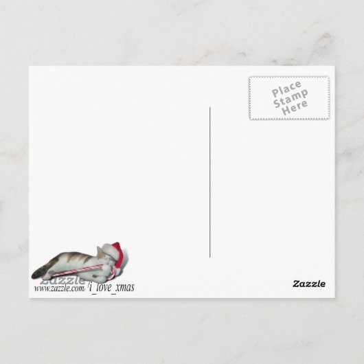 Cali, het Kat van het snoepriet Briefkaart (Achterkant)