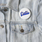 Cali Logo Blue Wave Ronde Button 5,7 Cm (In situ)