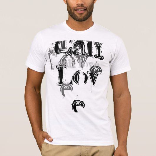 Cali Love t-SHIRT (Voorkant)