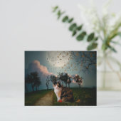 Cali Moon Briefkaart (Staand voorkant)