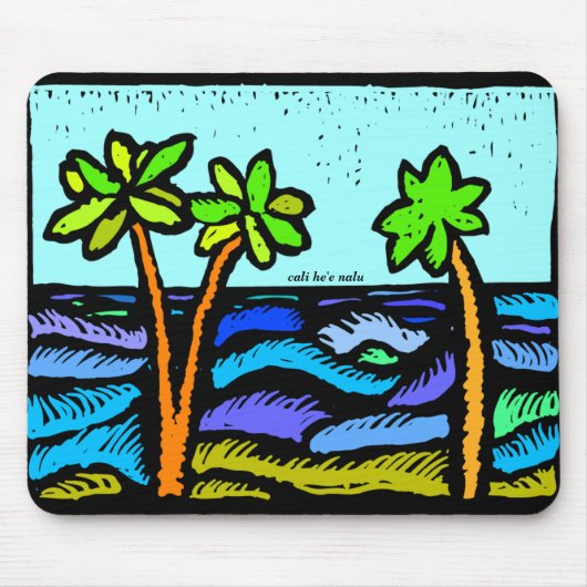 Cali Ocean mousepad Muismat (Voorkant)