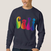 Cali Rainbow California Hippie Logo Shirt (Voorkant)
