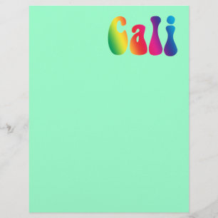 Cali Stropdas-Dye California Hippie Logo