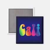 Cali Stropdas-Dye California Hippie Logo Magneet (Voorkant / Achterkant)