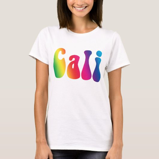 Cali Stropdas-Dye California Rainbow Logo Shirt (Voorkant)
