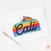 Cali Summer Style Rechthoekige Sticker (Envelop)