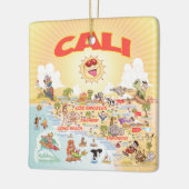 CALI Sunny California Ceramic Ornament (Links)