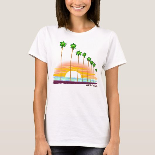 Cali Sunset T-shirt (Voorkant)
