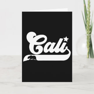 Cali Vintage California Beer Usa Staat Schoonheid  Kaart