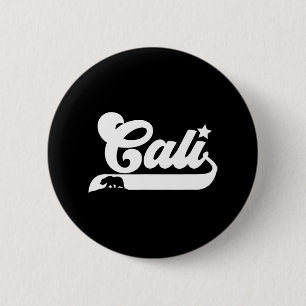 Cali Vintage California Beer Usa Staat Schoonheid  Ronde Button 5,7 Cm