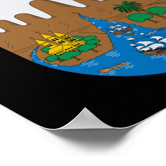 Cali, wapen COLOMBIA Poster (Hoek)