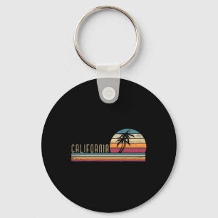 Cali Zomer Vakantie Ca Palmboom Bomen Usa Retro Ca Sleutelhanger